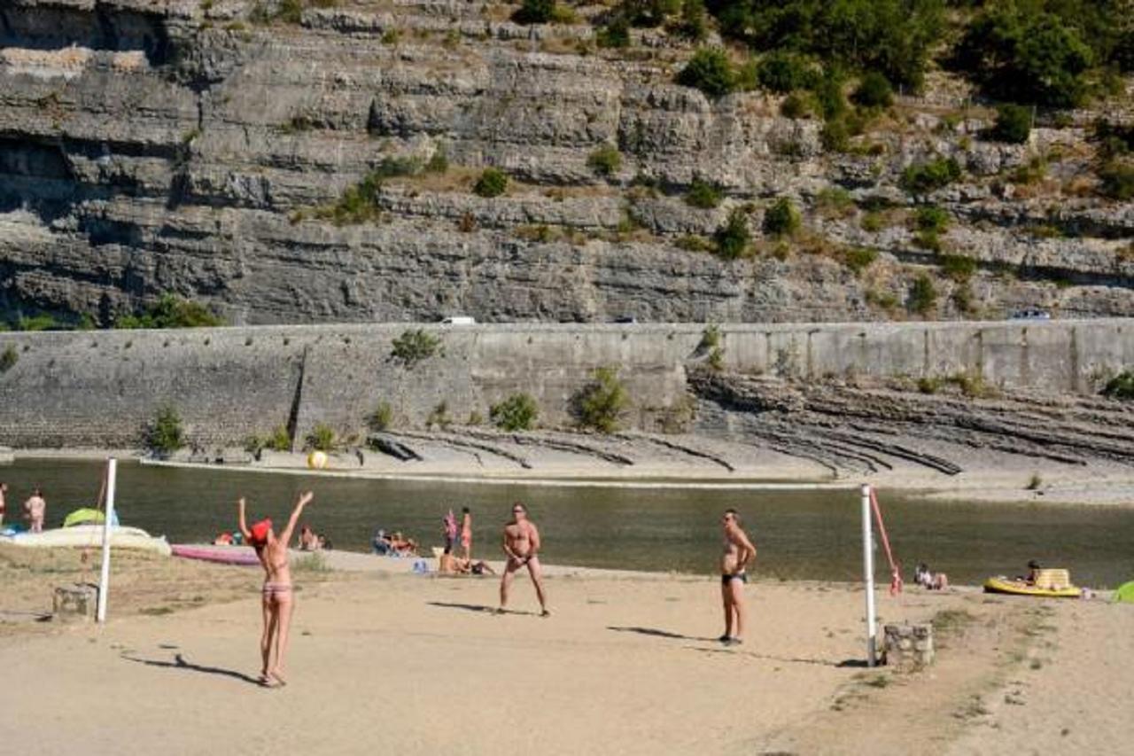 Aloha Plage Camping 4Etoiles Sampzon Exterior foto
